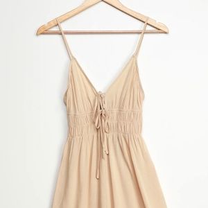 Lulus beige romper